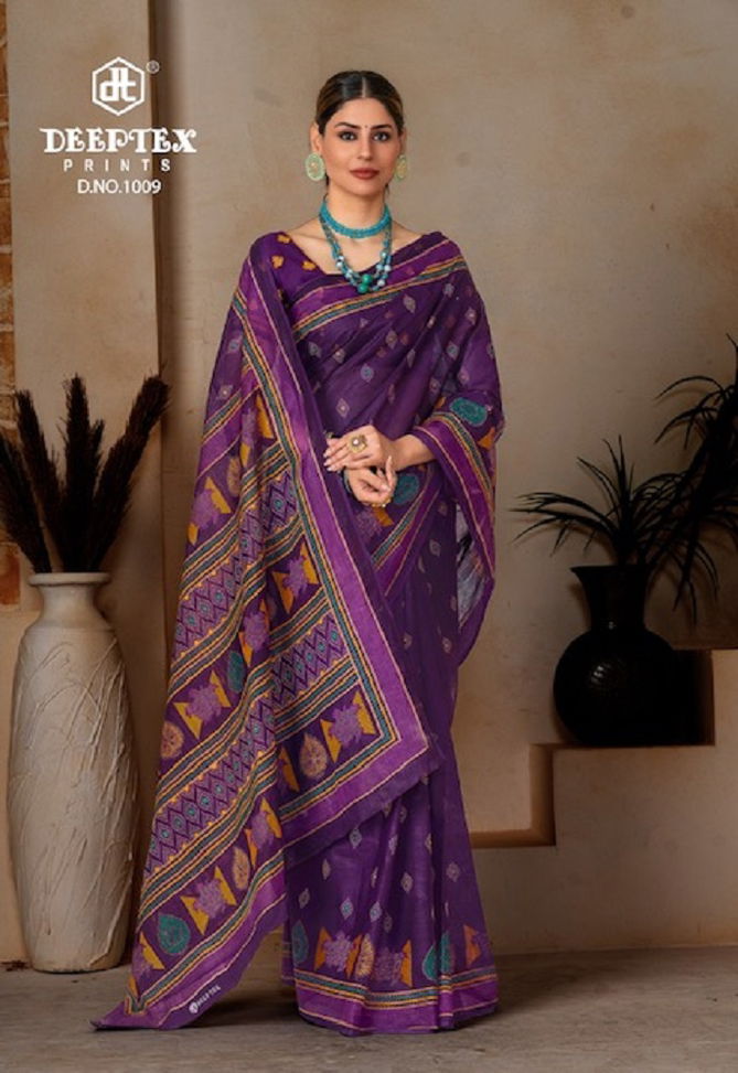 Prime Vol 10 By Deeptex Cotton Printed Daily Wear Sarees Wholesale in India